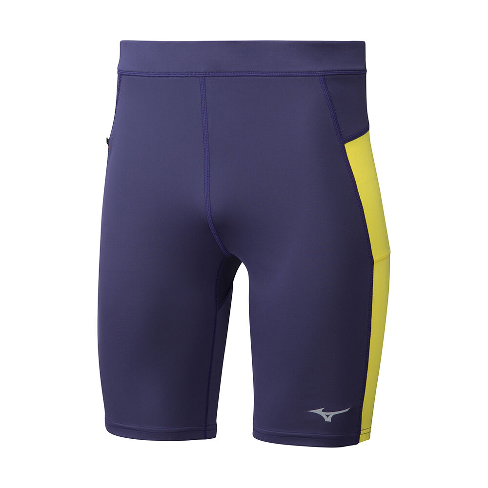 Mens Mizuno Impulse Core Mid Running Tights deep Purple Philippines (DBQLHX218)